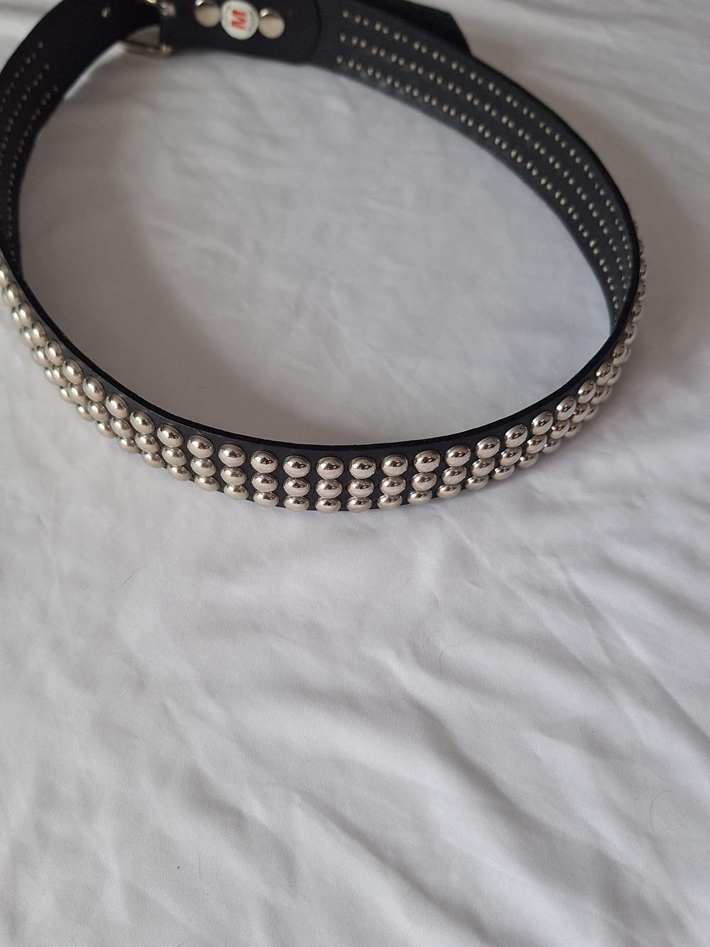 Funk Plus Black Womens Belt With Silver Studs M - Picture 3 of 8